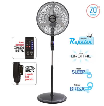 Ventilador LILIANA VPD20R de Pie 20" 90w