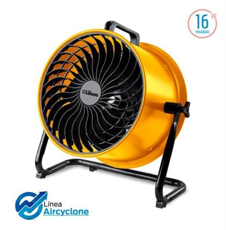 Turbo Ventilador LILIANA VTHD16A Industrial Reclinable Amarillo