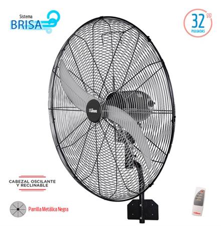 Ventilador LILIANA VWIT32 de Pared Industrial 32" 280w Control Remoto 