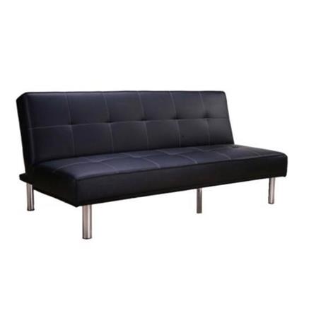 Futón Cama TIZI IMPORT DP02 Ecocuero Negro