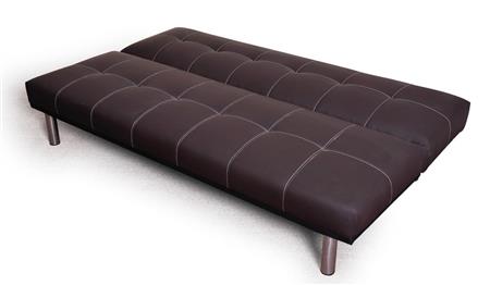 Futón Cama TIZI IMPORT DP02 Ecocuero Marrón