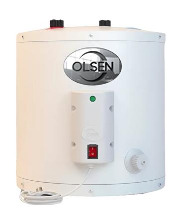 Termotanque Eléctrico OLSEN TEV40 40 lts Conex Superior colgar o apoyar Blanco