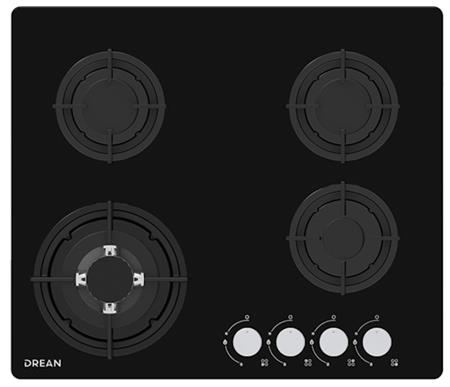 Anafe DREAN AGDR60CNV Gas 60 cm Negro 