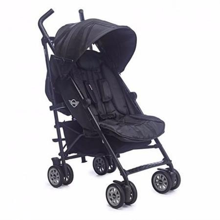 Cochecito Paragüitas LOVE Bebe Mini Cooper Buggy Cama Negro