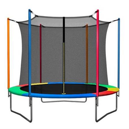 Cama LATAPY JUMP C104 Elástica 2.43 mts Escalera larga Malla protectora  