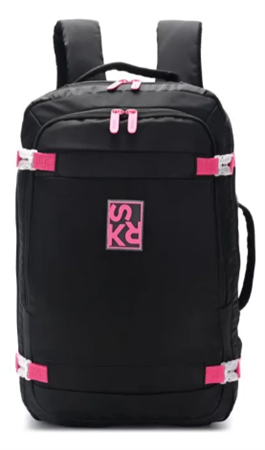 Mochila De Viaje SKORA 40653 18 Pulgadas Portanotebook Usb Negro/Rosa
