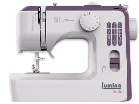 Maquina de Coser LUMINA LINDA 12 Diseños de Puntada Violeta