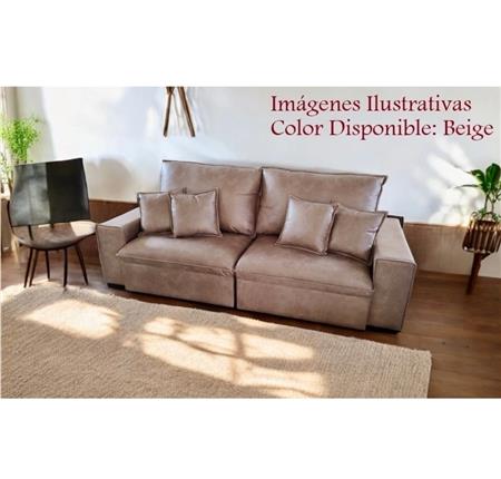 Sofá CONFORTLINE  LAS VEGAS 2.10 Color Beige Reclinable 