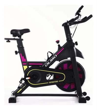 Bicicleta Fija OLMO Fit Indoor Spirit 80 Negra/Fucsia