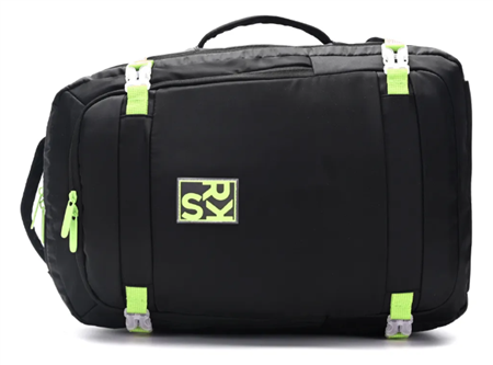 Mochila De Viaje SKORA 40655 18 Pulgadas Portanotebook Usb Negro/Verde