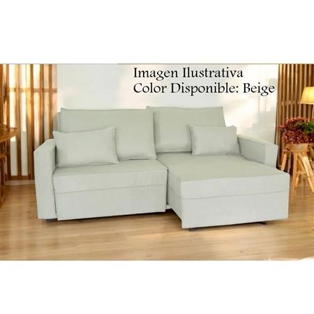 Sofá CONFORTLINE KANSAS 2.30  Color Beige  Reclinable 