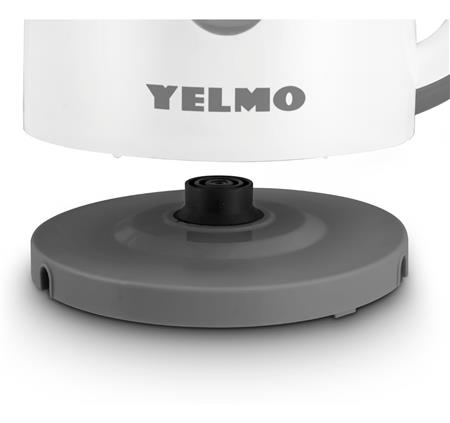 Pava Eléctrica YELMO PE-3909 1,7 Lts 2200w Corte Mate Blanca