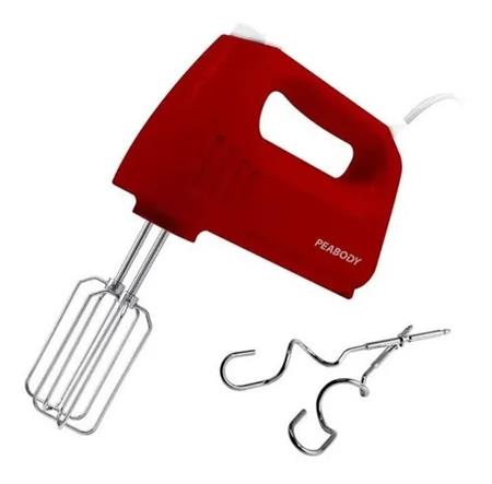 Batidora PEABODY PE-HM550R De Mano Roja 300w