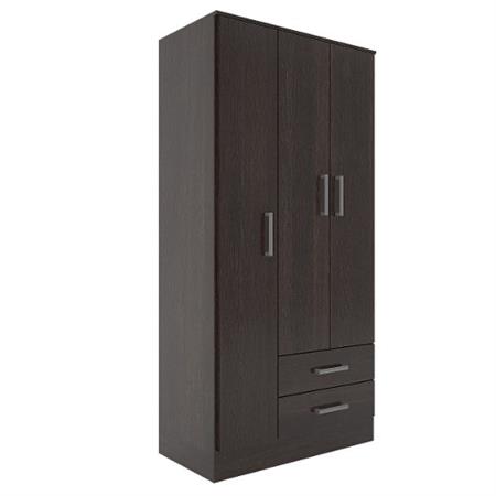 Placard ORLANDI 3533 3 Puertas 2 Cajones color Wengue