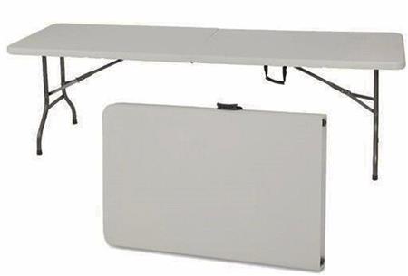Mesa Picnic GARDEN LIFE T408000 Plegable 1.80 Mts Blanca