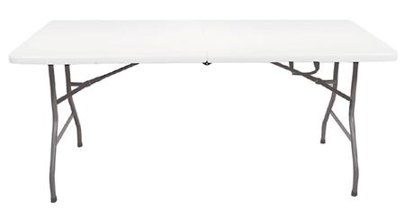 Mesa Picnic GARDEN LIFE T408000 Plegable 1.80 Mts Blanca