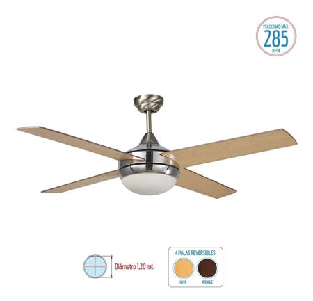 Ventilador LILIANA VTHM314 De Techo Con Luz 80w Palas Reversibles 