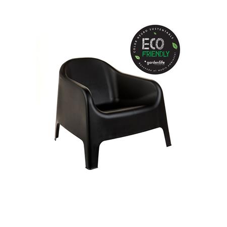 Sillón GARDEN LIFE SKARPO F790001E Negro Ecológico 