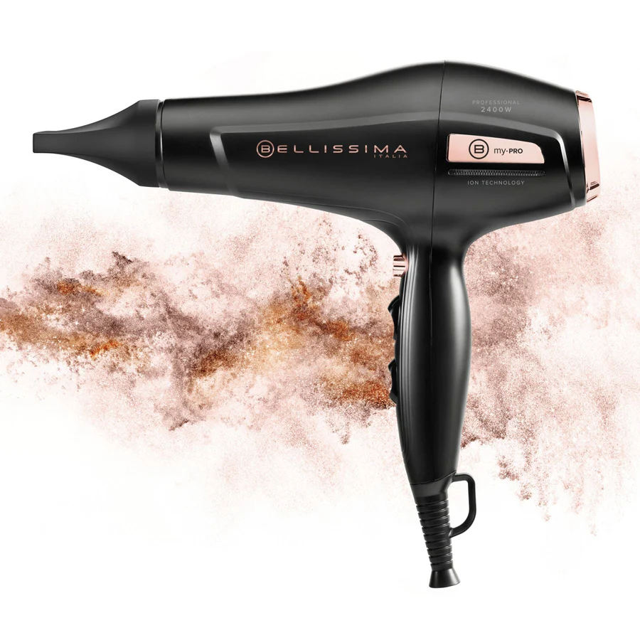 Secador de Pelo BELLISSIMA P3 3400 Color Negro/Rosa