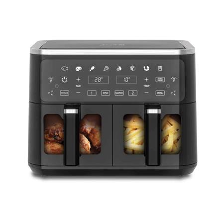 Freidora De Aire  SMART-TEK AF2090D  Doble Air Fry 9Lts 