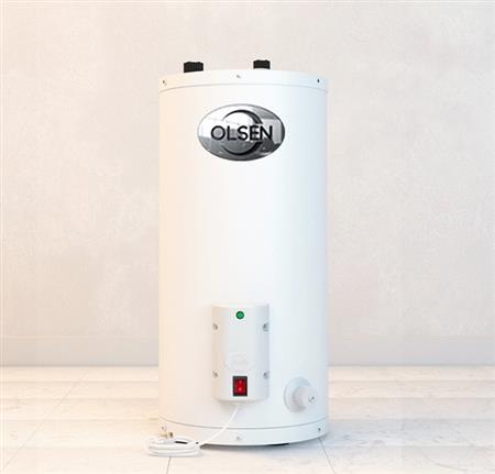 Termotanque Eléctrico OLSEN TEV80B 80 Lts Conex Superior colgar o apoyar Blanco