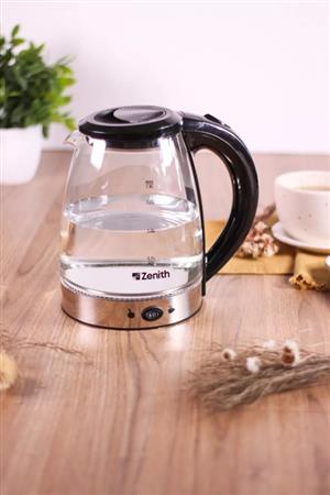 Pava ZENITH CRYSTAL Eléctrica 1.8 Lts Vidrio Templado 1500W