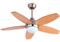 Ventilador LILIANA VTHM315R De Techo Con Luz Led 80W 5 Palas