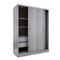 Placard ORLANDI SUAVE 3162 2 Puertas Corredizas 1.38 Mts Jacaranda