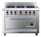 Cocina MORELLI 010313 BASIC CHEFF 1100 107,5 cm 6 Hornallas Reja Fundición Liviana