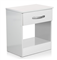 Mesa de luz RICCHEZZE Ecopack 1 Cajón Blanco