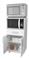 Mueble MOSCONI EXPRESS 10159 Porta Microondas 2 Puertas Con Grill Blanco