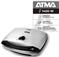 Parrilla ATMA PG4720E Eléctrica Antiadherente 900w