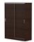 Placard MOSCONI DAKAR 56416 1.40 Mts 2 Puertas Corredizas Wengue 
