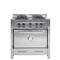 Cocina GASTROEQUIP 003/29 Industrial 4 Hornallas 80 cm