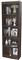 Biblioteca MOSCONI DAKAR 81048 181X60X29 Con Estantes Wengue