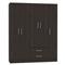 Placard ORLANDI 3513 5 Puertas 2 Cajones color Wengue