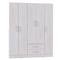 Placard ORLANDI 3514 5 Puertas 2 Cajones color Jacaranda