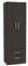Placard ORLANDI 3543 2 Puertas 2 Cajones color Wengue