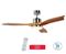 Ventilador LILIANA VTHM601 de techo c/luz  52" 6 vel