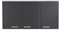 Alacena PLATINUM 3037 bco/gris grafito 120cm