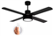 Ventilador PROTALIA 3418 De Techo control remoto negro