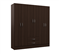 Placard MOSCONI 57080 26 Pack 6 puertas chocolate