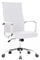 Sillón de escritorio BIG MARKET CROMO ALTA blanca