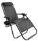 Reposera WAGGS REPO03 Gravedad Cero Plegable Negro