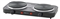 Anafe KANJI KJH-HP2200BDD Eléctrico 2 Hornallas 2200W Negro 