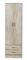 Placard RICCHEZZE 36310028 TANA PIÚ 2P 2C Fresno Blanco