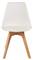 Silla TULIP Patas de Madera Blanca 