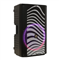 Parlante Torre STROMBERG Intense Pro 150w Luces Rgb Color Negro Profesional Wooferde 15"