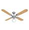 Ventilador LILIANA VTHM214 De Techo Con Luz 80w Madera Clara
