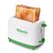 Tostadora ZENITH TOASTMAKER Eléctrica 2 Panes 7 Niveles de Tostado 720W Blanco y Verde